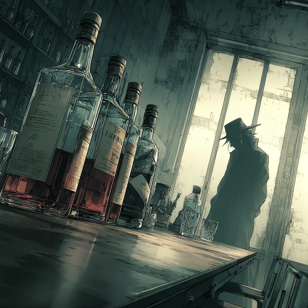 コナンに登場する蒸留酒の種類と法則！黒の組織キャラとの関係